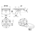    Oase ProfiLux Basic LED L W Flood /01