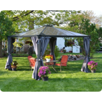   Palram Gazebo Palermo 3600, Grey