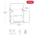   Keter   STORE IT OUT MAX 1200L, -