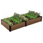   Keter Vista Modular Garden Bed 2 pack, 