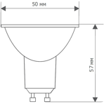    (LED) GU10 Camelion 7 GU10/830