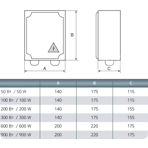   50  220/12 , IP 65, VagnerPool